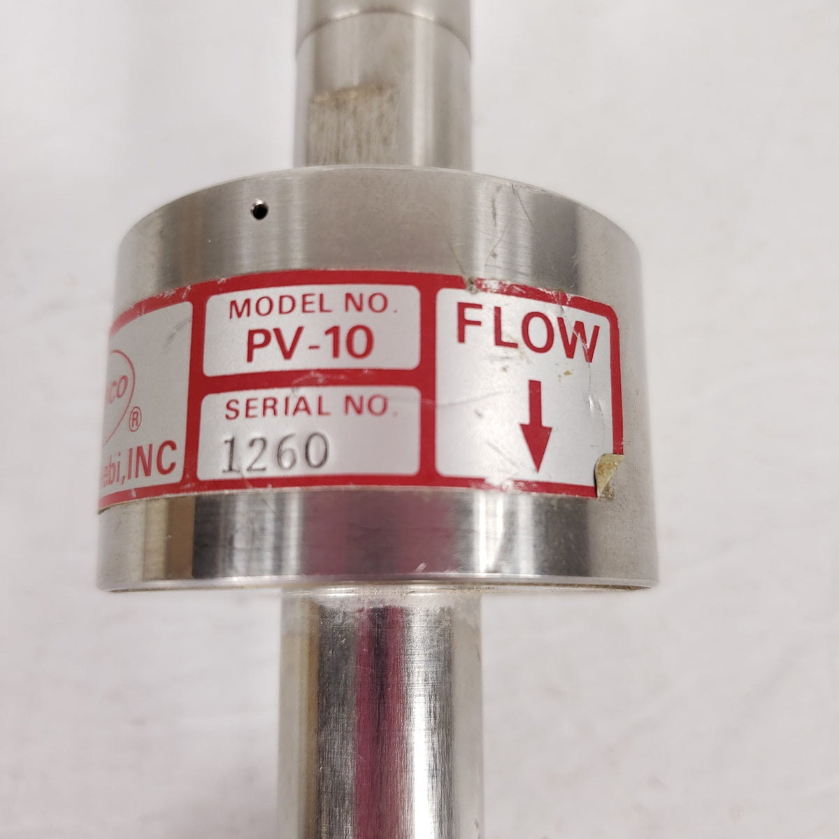 Veeco-EBI PV-10 Piezoelectric Gas Leak Valve High Vacuum 1/4" Fittings