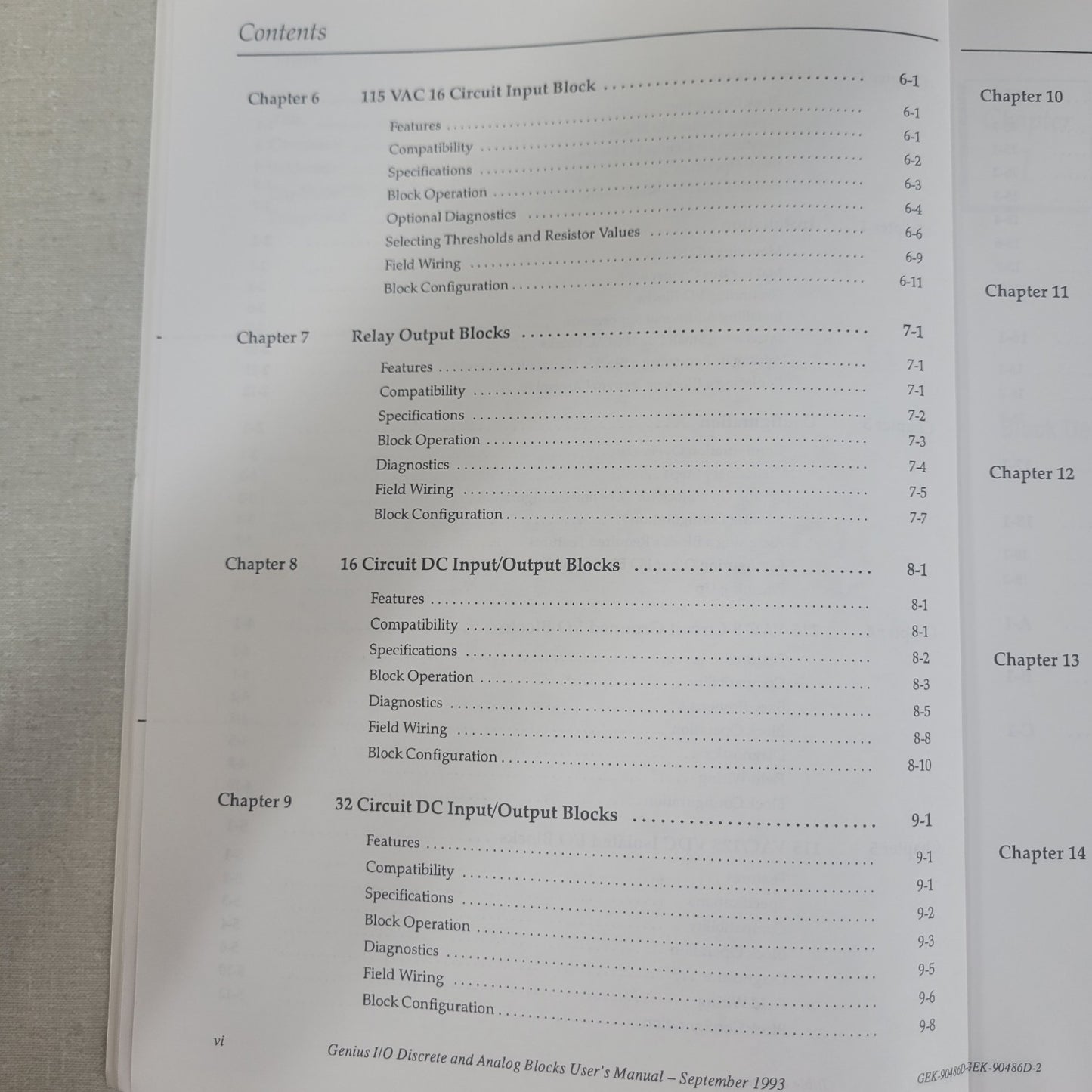 GE Fanuc GEK-90486D-2 Genius I/O Discrete Analog Blocks PLC User Manual