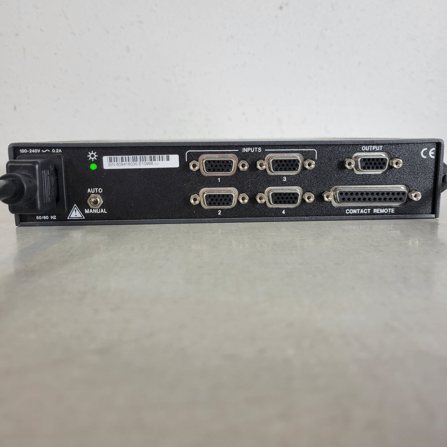 EXTRON SW5VGAxi Switch, Four 15-Pin Inputs, 15-Pin Output, 25-Pin Contact Remote