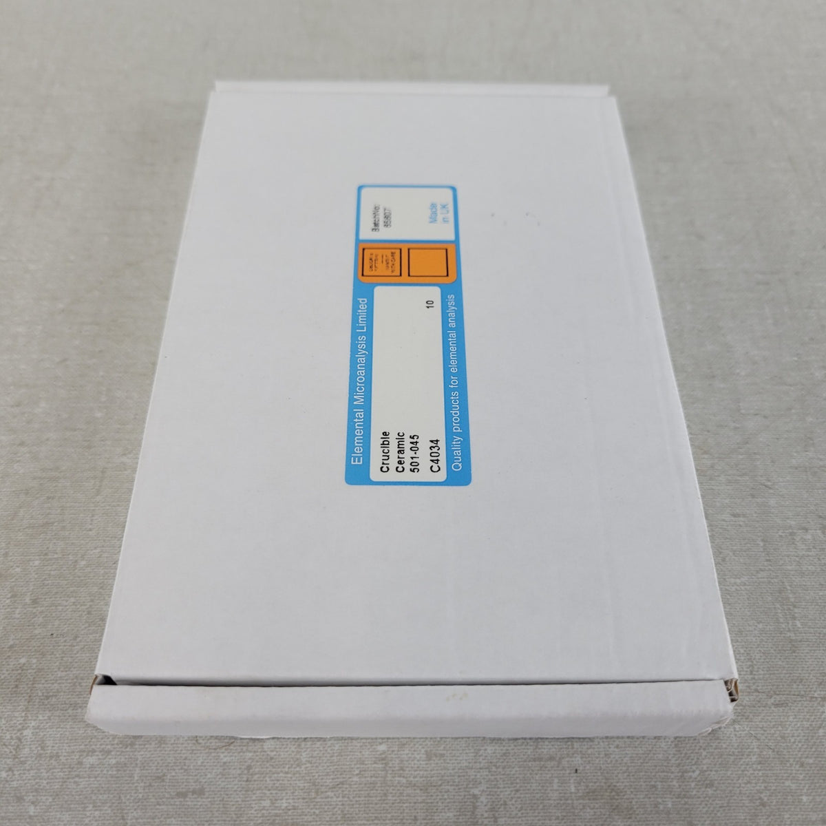 10x Elemental Microanalysis C4034 Ceramic Crucibles for LECO 501-045 501-045-125