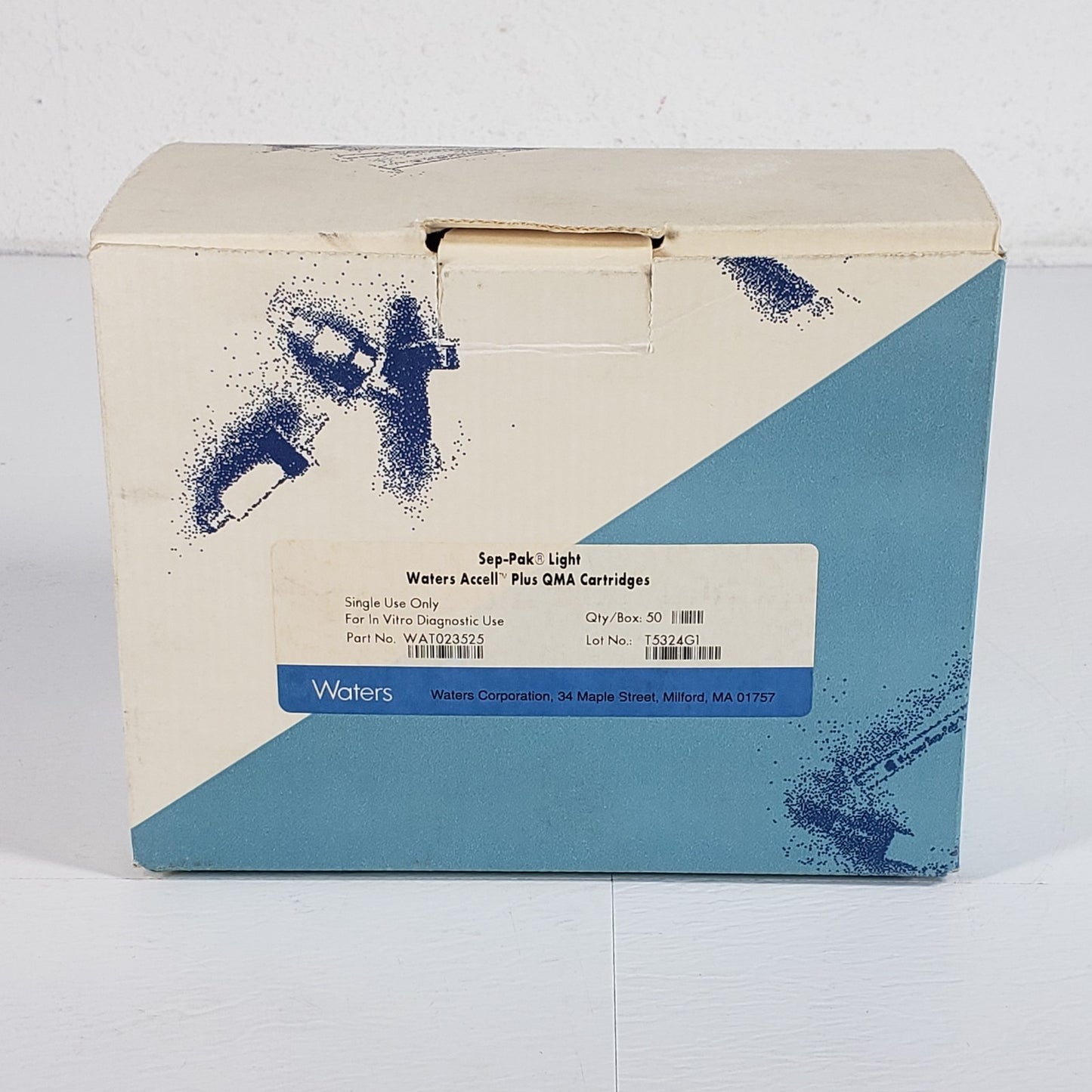 Waters WAT023525 Sep-Pak Accell Plus QMA Light SPE Cartridges 50/Pack Sealed