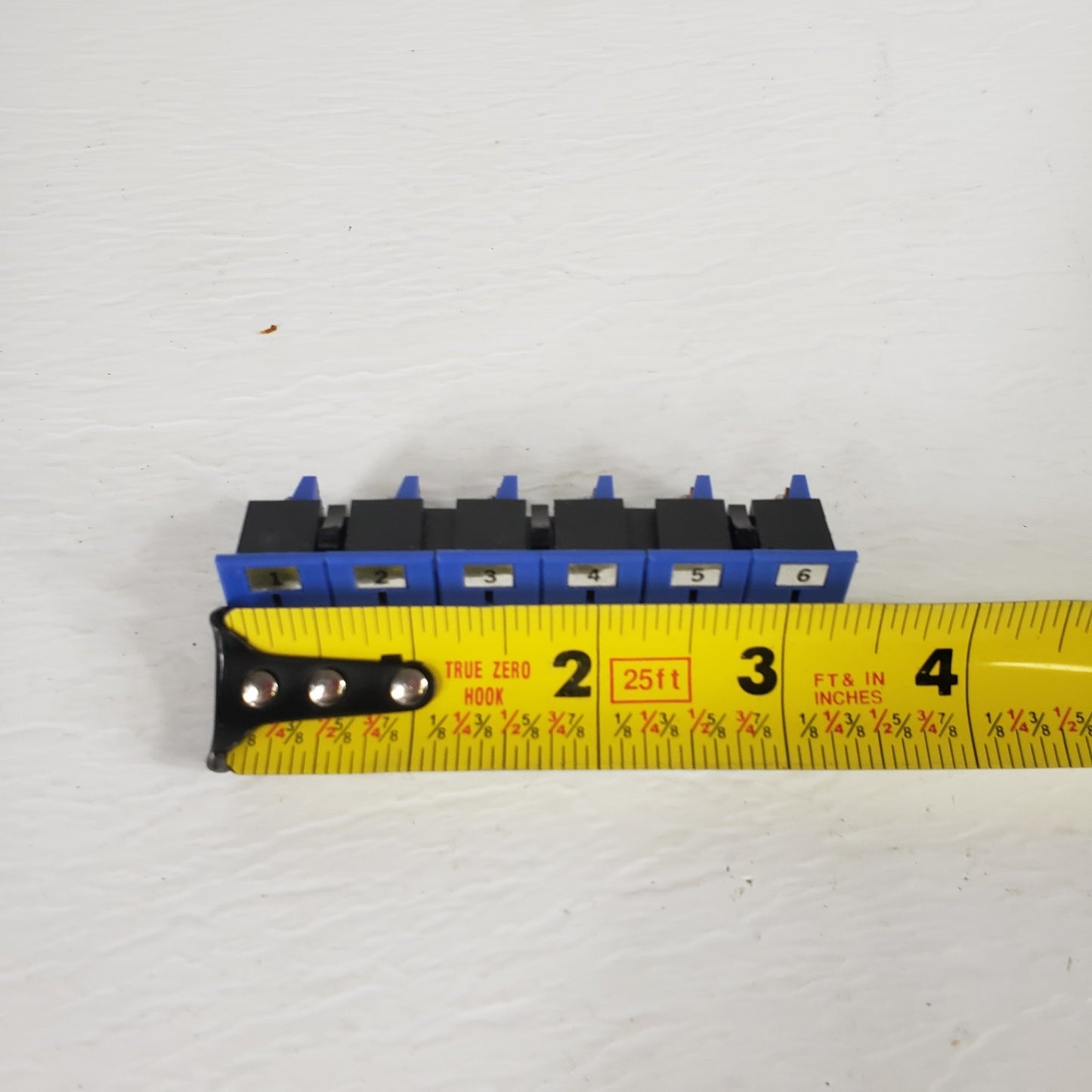 Omega Type T Thermocouple Terminal Block Panel Mount 6-Gang Polarized 2 Pin