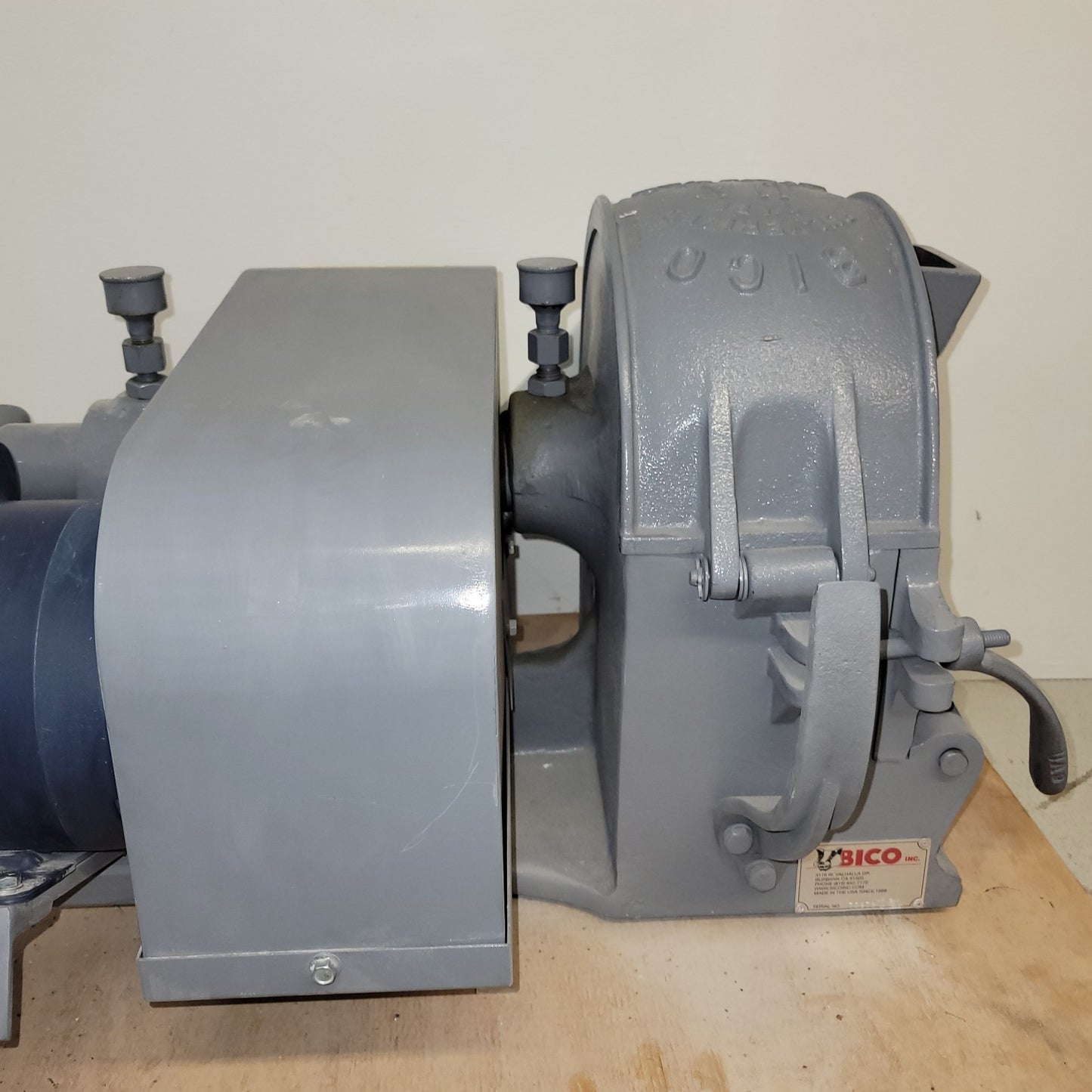 BICO Braun UA-53 Disc Pulverizer Mineral Grinder 2HP 115/220V 1PH