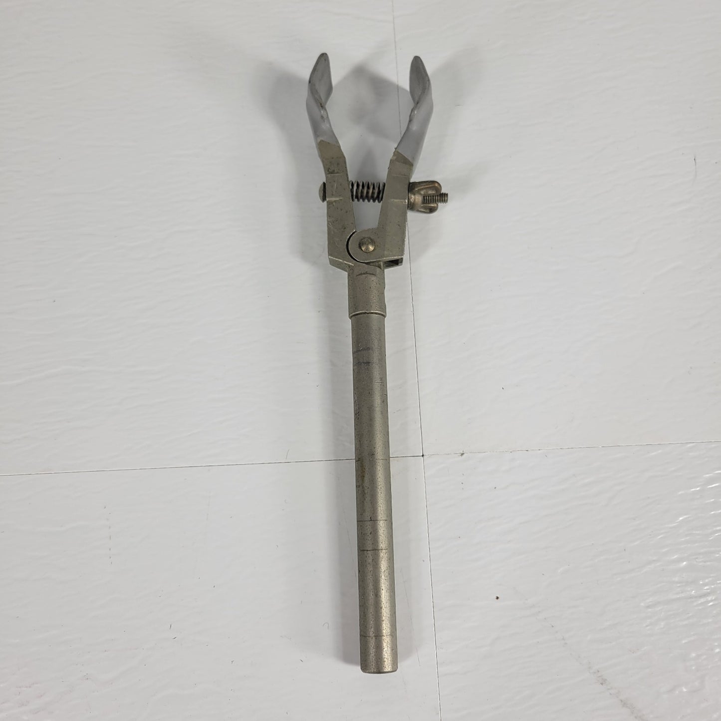 Lot Of 10 Talon 1" 2-Prong Lab Clamps 8" Long 8/10 Single 2/10 Double Adjustment