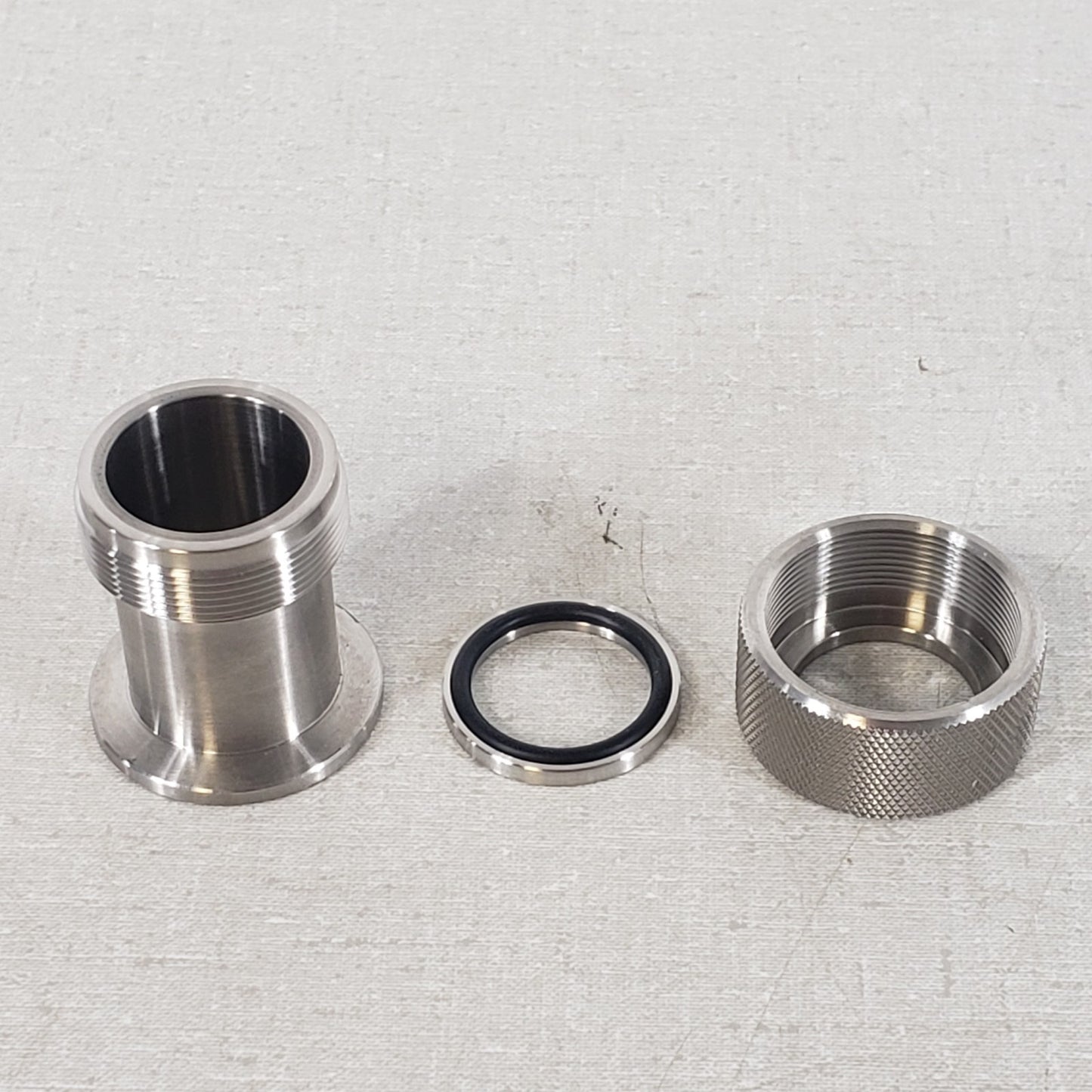 KF25 NW25 QF25 to 1" Ultra-Torr Vacuum Adapter Stainless Steel High Vacuum