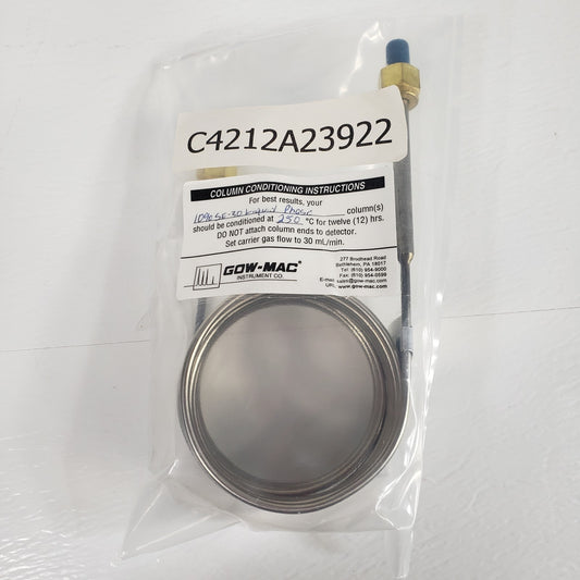 GOW-MAC C4212A13922 Stainless Steel Gas Chromatography Column for Complex Mixes
