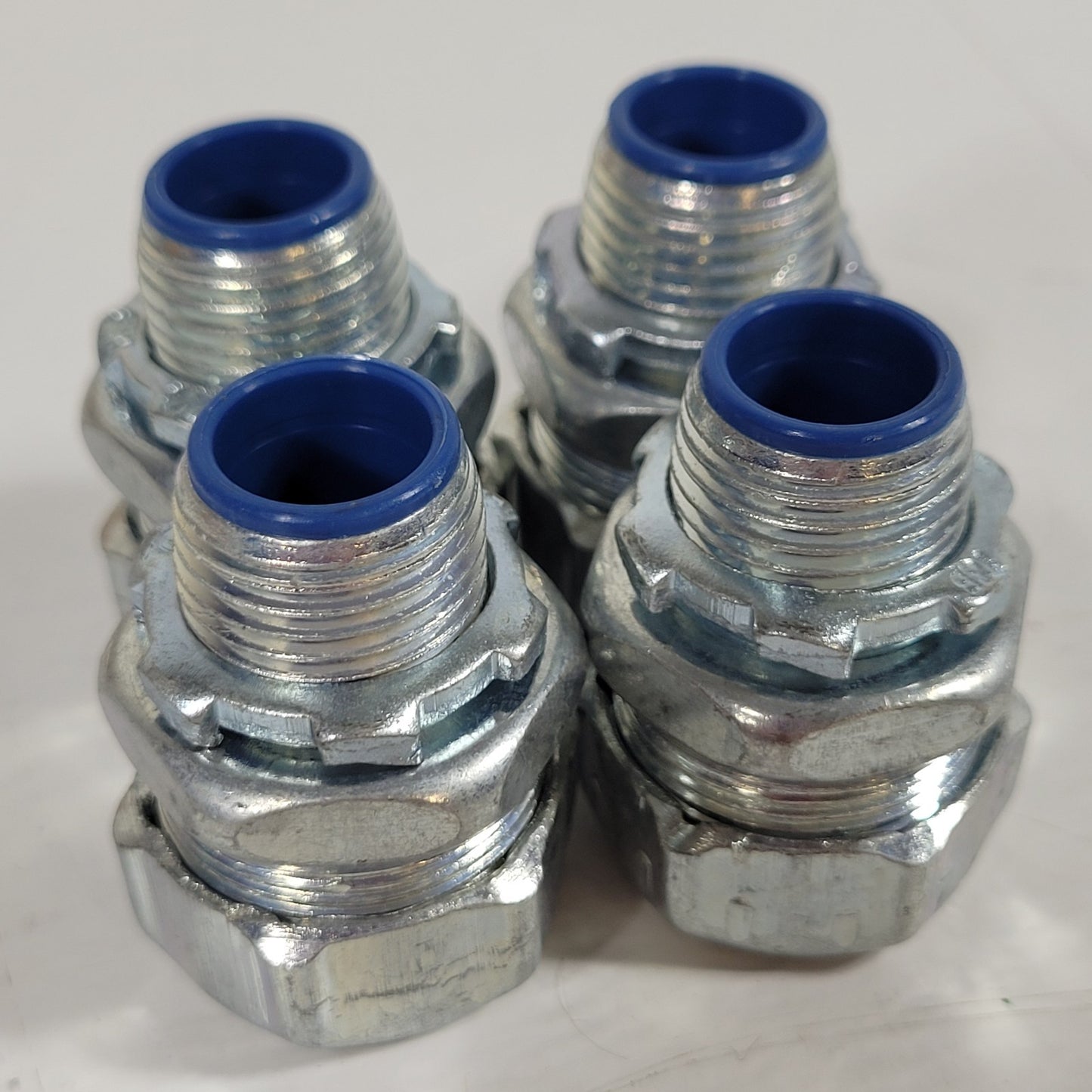 4-Pack T&B 5332 1/2" Straight Steel Insulated Liquidtight Connectors