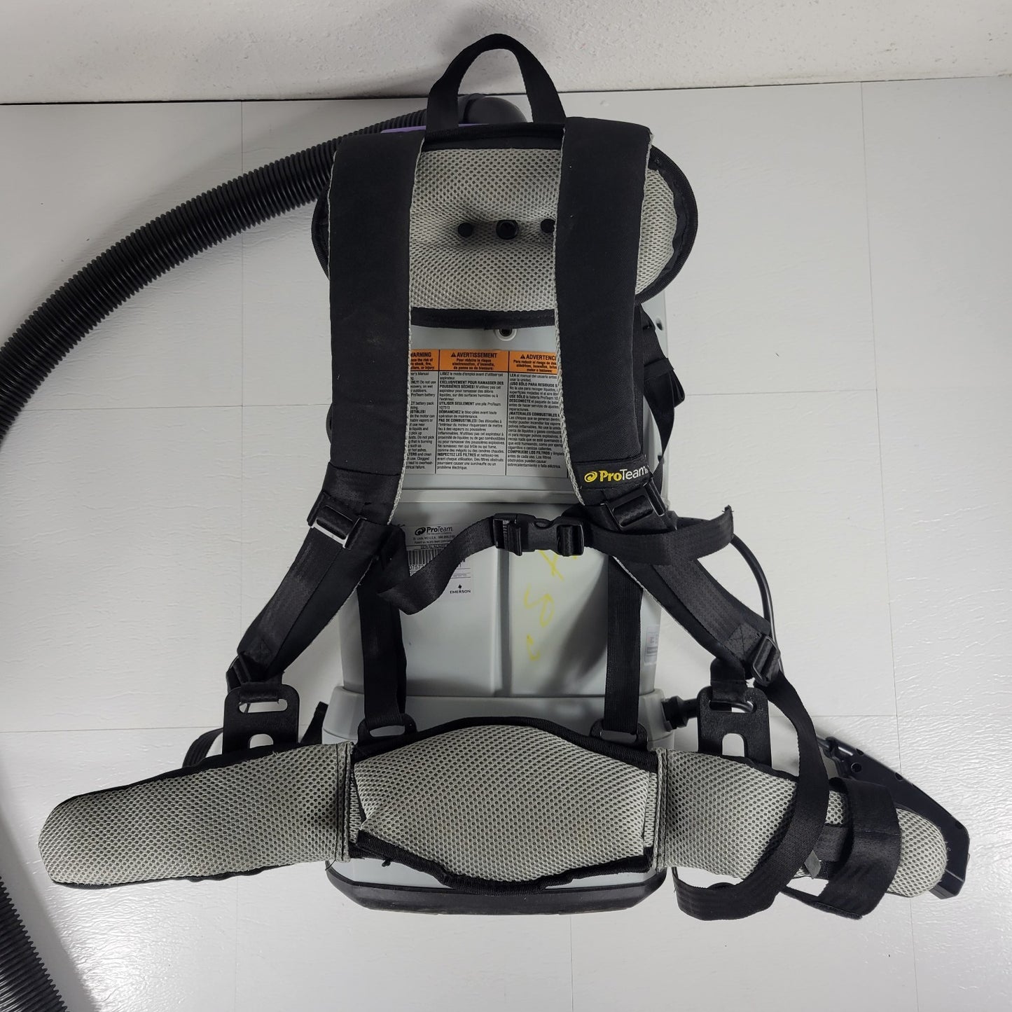 PROTEAM 107572 GoFree Flex Pro Backpack Vacuum, No Battery, ProLevel Filtration