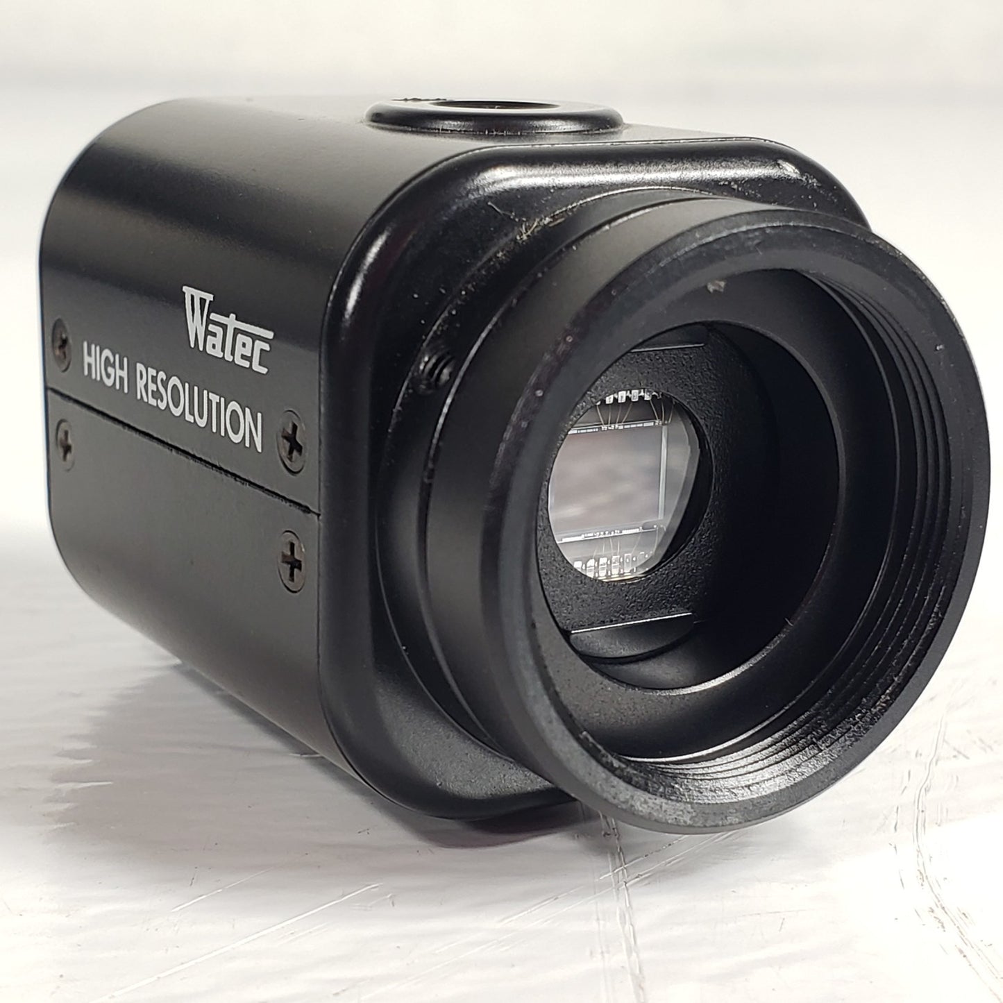 Watec WAT-902B CCD Camera w/ 0.7-4.5X VZM Zoom Lens Optical Microscope