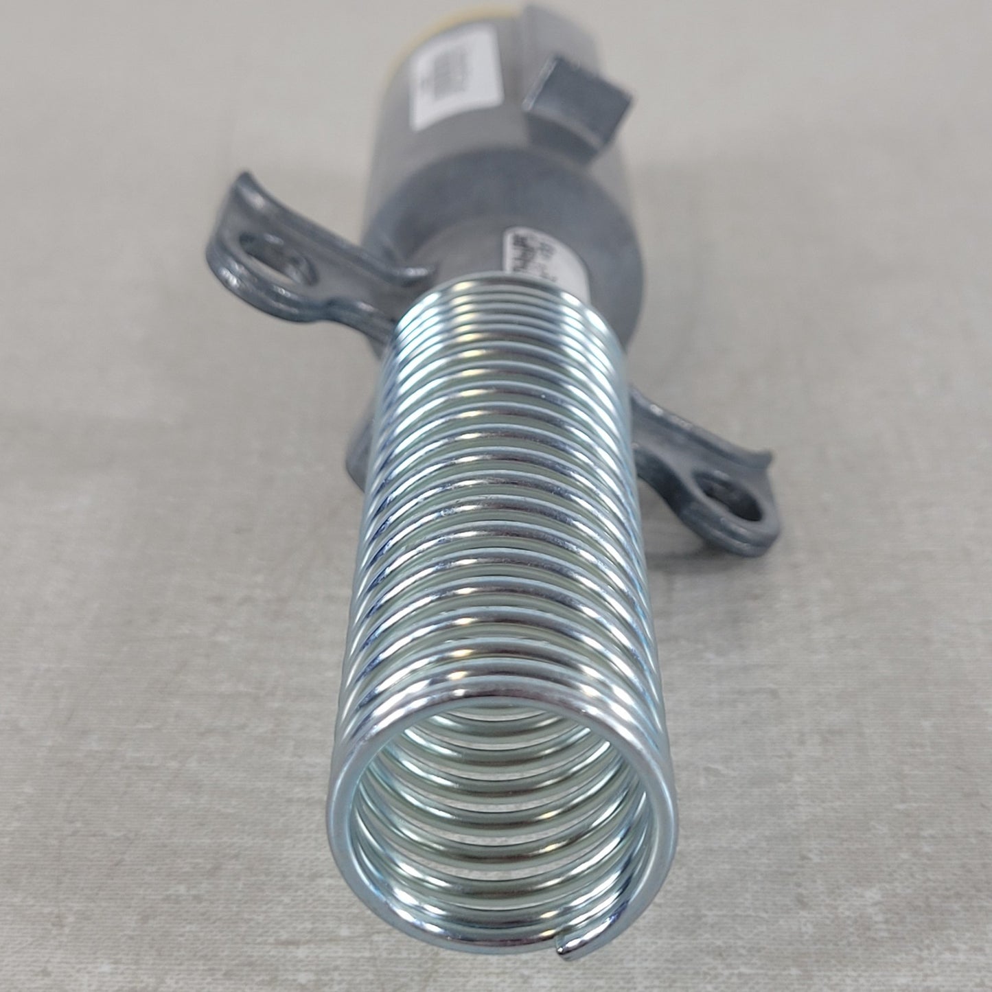 Phillips 15-830 7-Way Round Trailer Plug Heavy-Duty Zinc Spring Guard