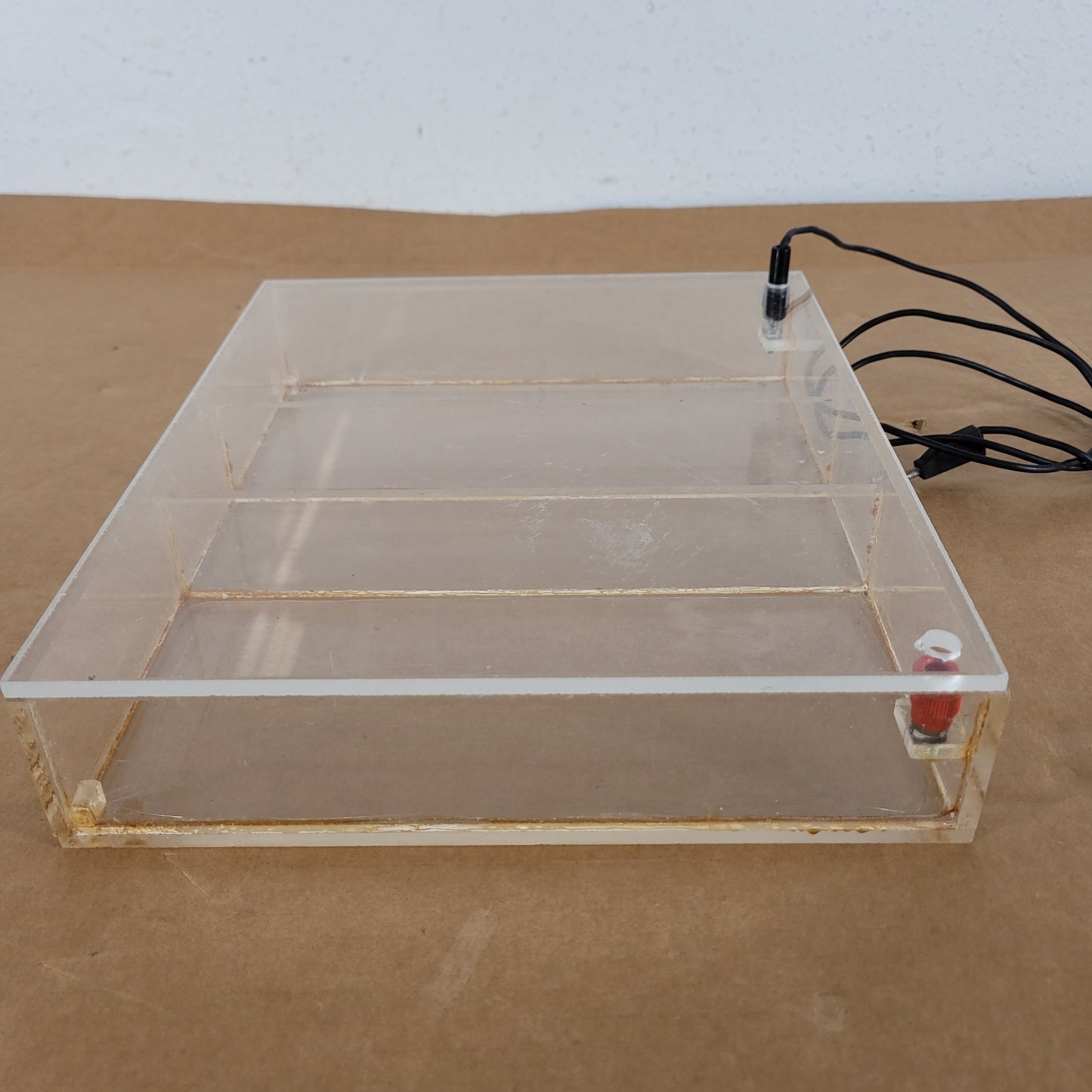 Acrylic Horizontal Gel Electrophoresis Chamber Tank w/ Banana Power Leads