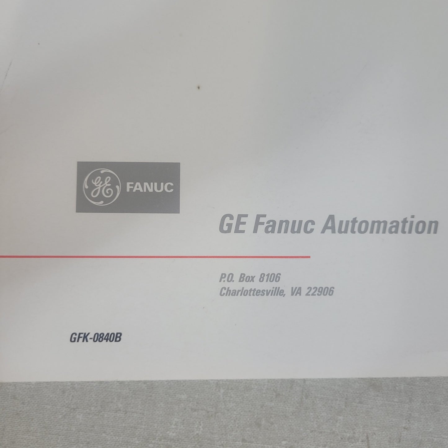 GE Fanuc GFK-0840B Series 90-30 Axis Positioning Module APM Standard Mode Manual