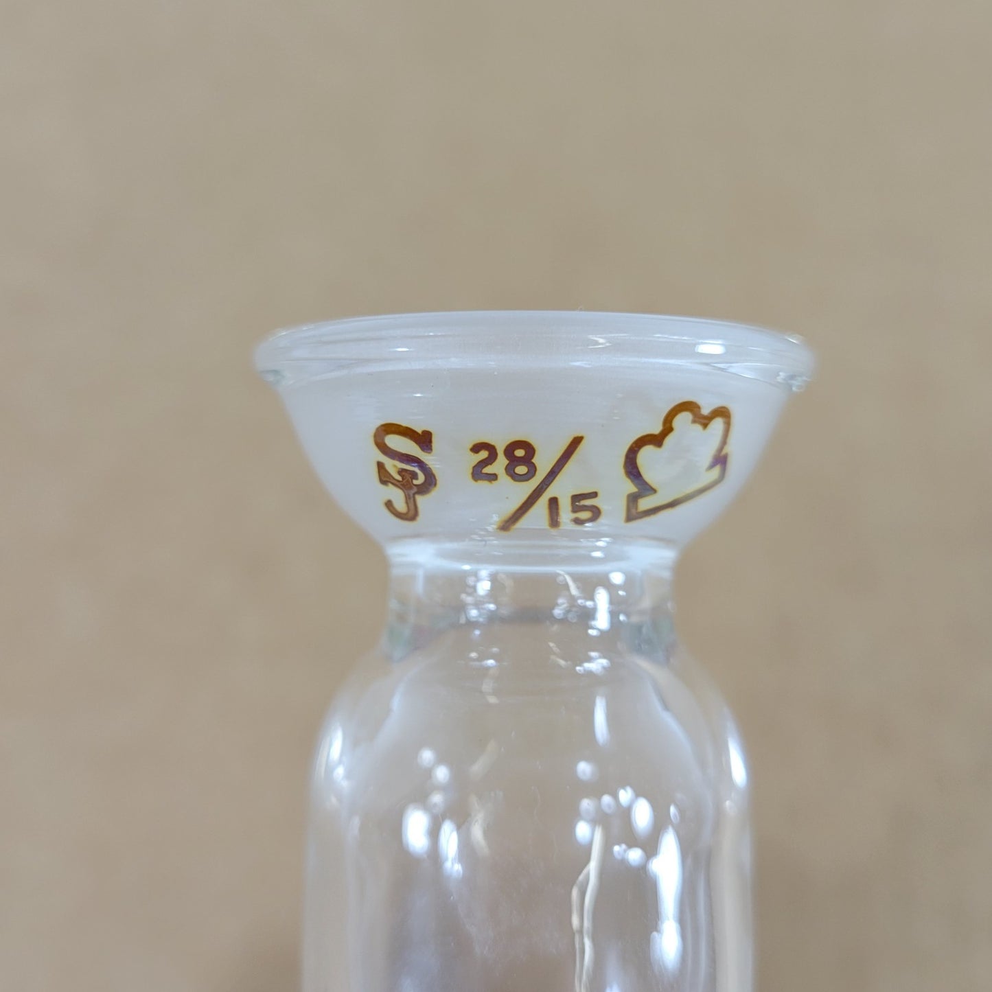 Kimble Kontes 1000mL 28/15 Spherical Joint Side Thermometer Well & Side Inlet
