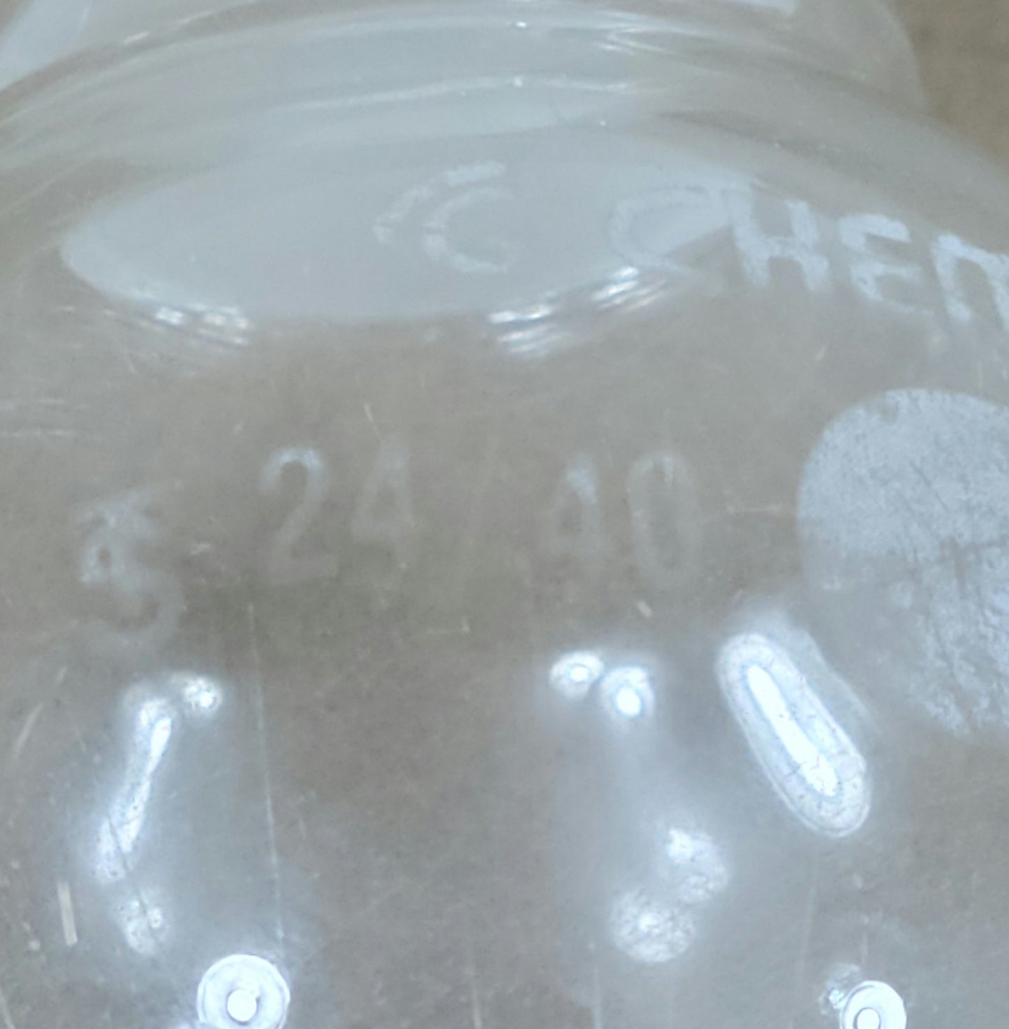 Chemglass CG-1506-05/CG-1506-02 Round Bottom Boiling Flasks 2x100mL & 1x50mL