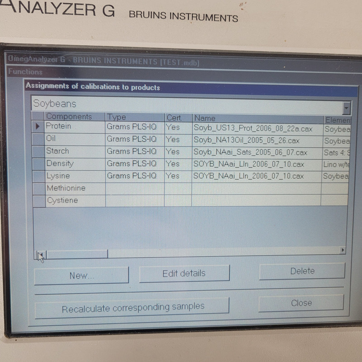 TESTED Bruins OmegAnalyzer G NTEP NIR Grain Seed Protein Moisture Analyzer