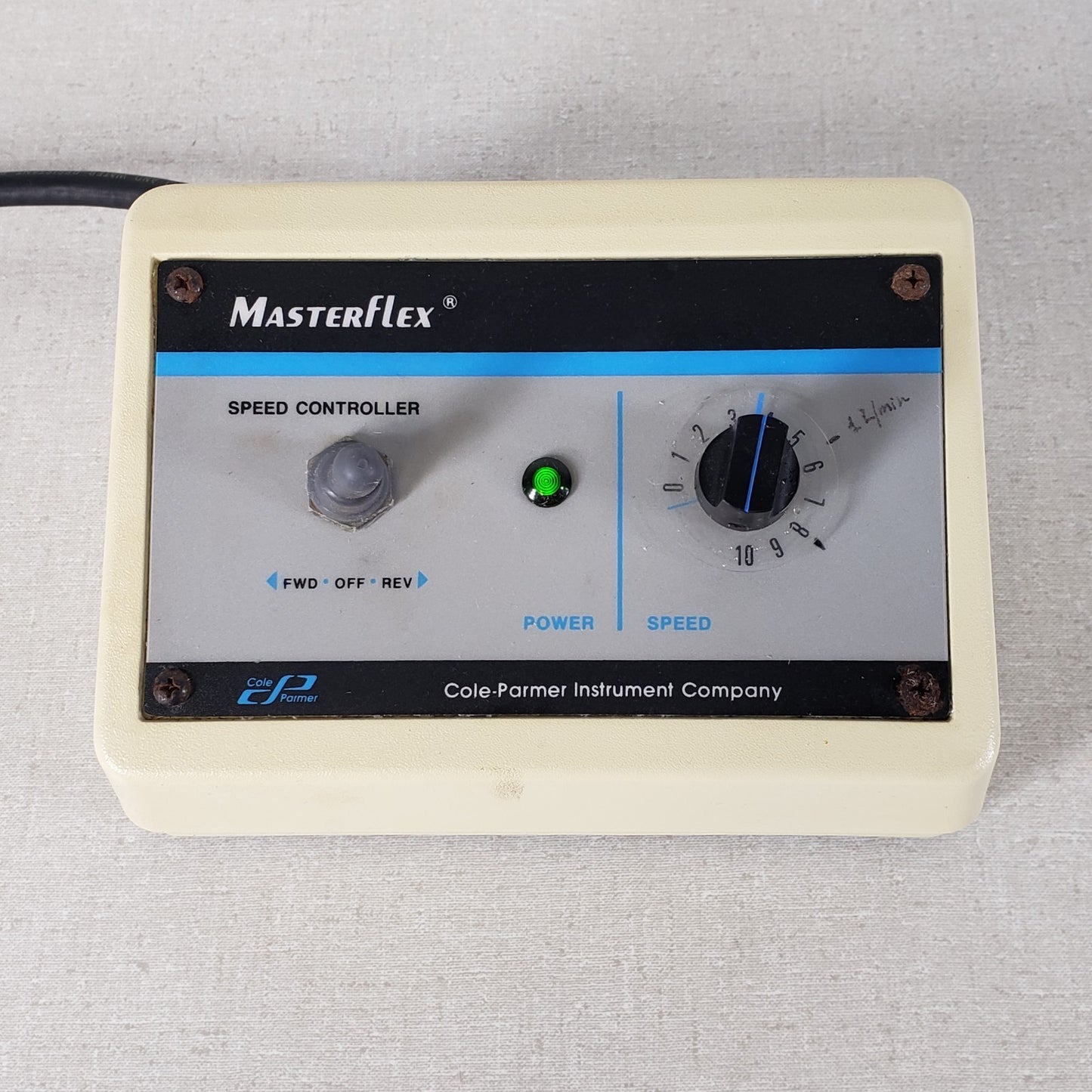 Cole-Parmer Masterflex 7553-71 Peristaltic Pump Forward/Reverse Speed Controller