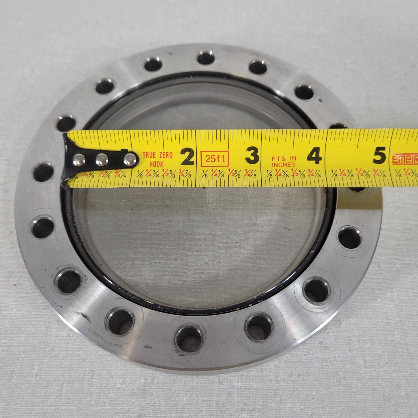 MDC Conflat DN100CF 4" Viewport Glass UHV Ultra High Vacuum Stainless