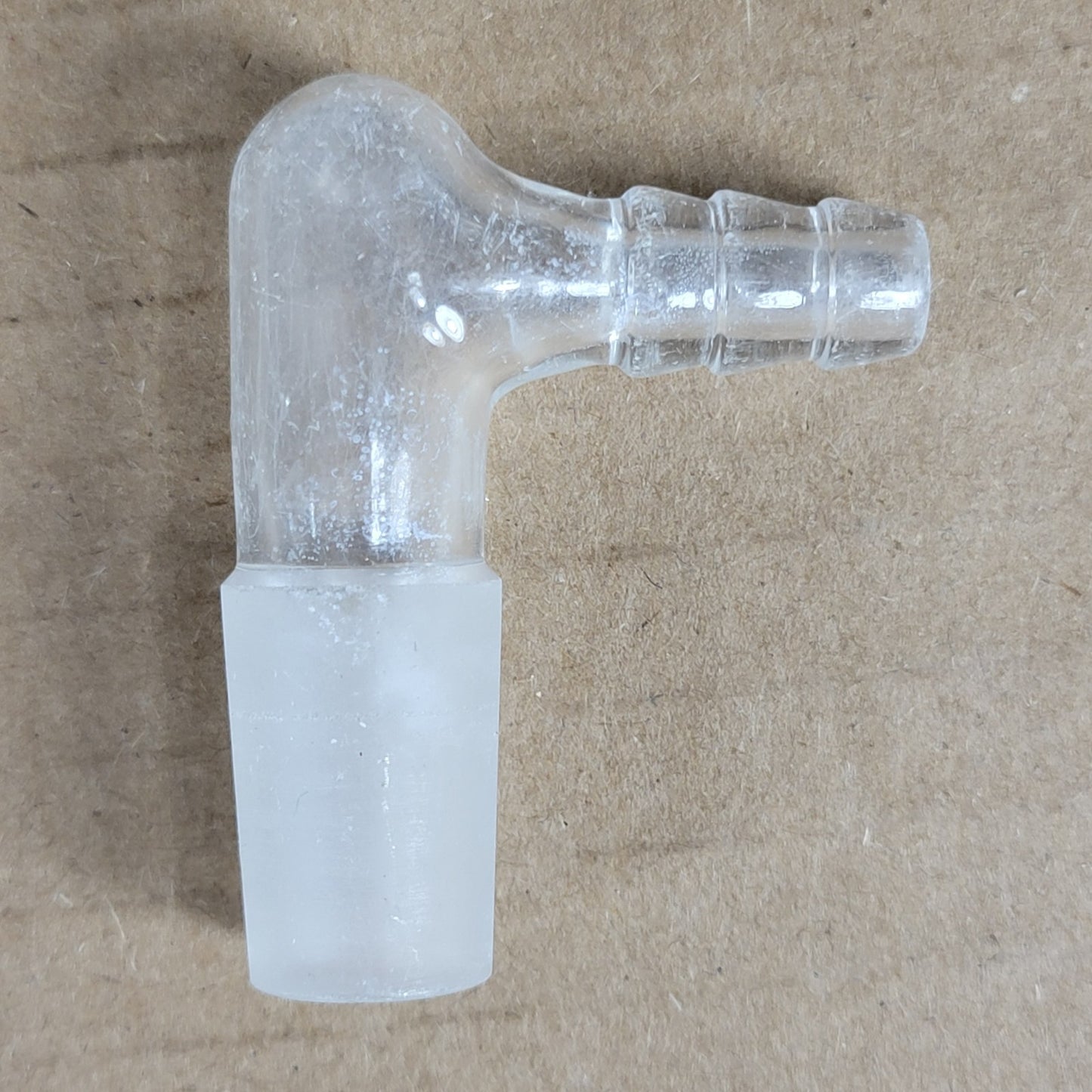 Lot Of 12 Chemglass CG-1014-14 Glass 90° Bent Inlet Adapter 14/20 Inner Joint