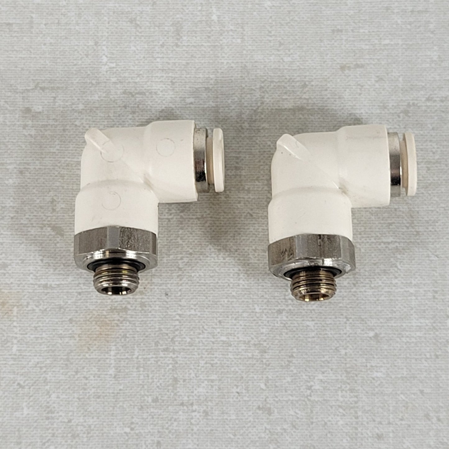 Lot of 2 Franke 1560911 8mm Tube 3/8" Thread 90° Elbow for A800 Espresso Machine