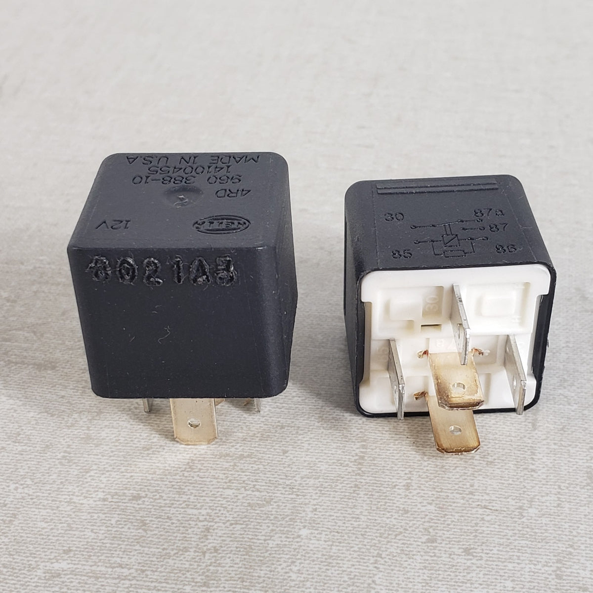 HELLA 14100455 960388-10 12V 5-Pin SPDT Automotive Relays Lot of 2