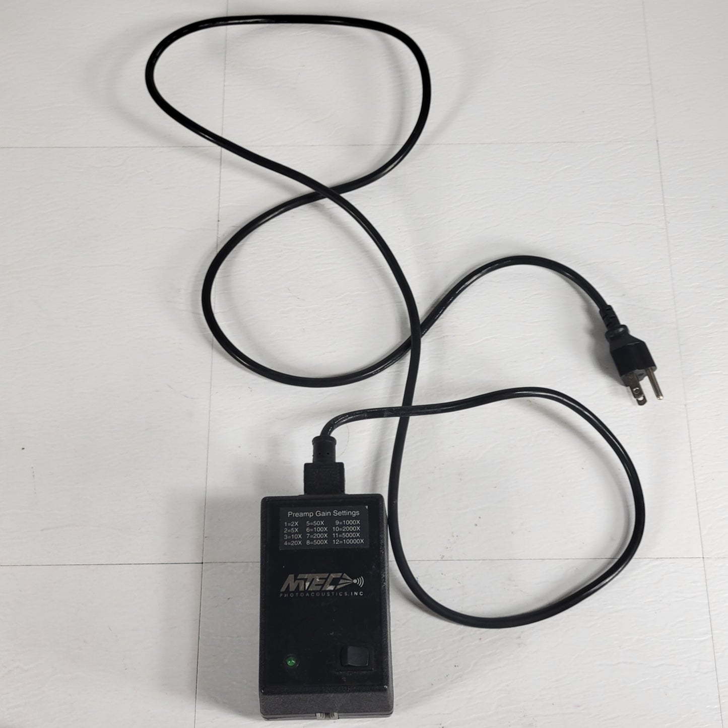 JEROME MTEC MITEC EKD215L003 Power Supply 50mA, 115/230V, Preamp Gain Settings