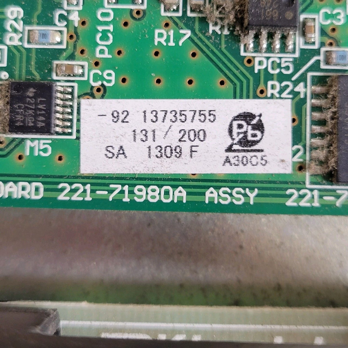 Shimadzu 221-7198A 221-71979 AOC-20 Power Board Assembly from a GC-2014AFsc