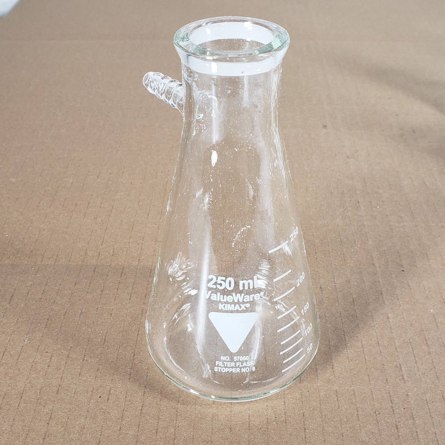 Lot Of 8 Valueware/VWR/Pyrex 57060-250/25/10545-864 250/125/25mL Filter Flasks