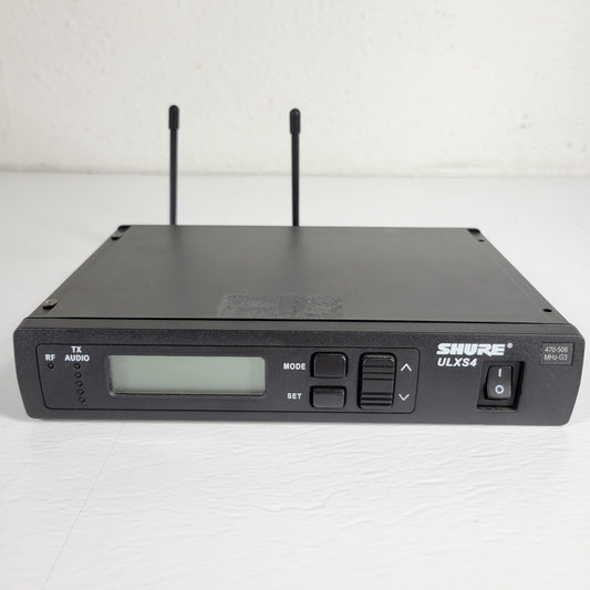 SHURE Wireless Controller ULXS4 G3 470-506MHz, Both Antennae, No Power Supply