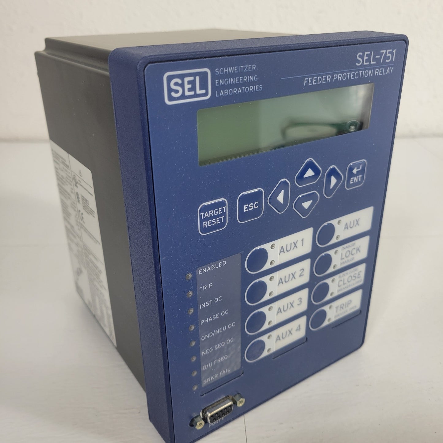 SEL-751 751001A0X0X0X810230 Feeder Protection Relay 120/240VAC w/ Manual CD