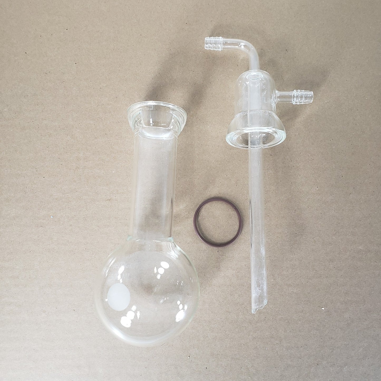 CHIPPED Chemglass CG-4531-01 #40 O-Ring Joint 500mL Dewar Flask Vacuum Trap