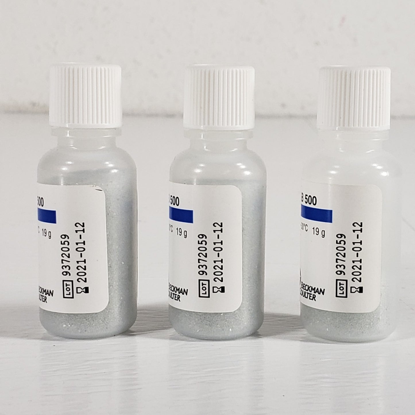 Beckman Coulter LS Control GB500 Glass Bead Sample Standard 2x Full 1x Used