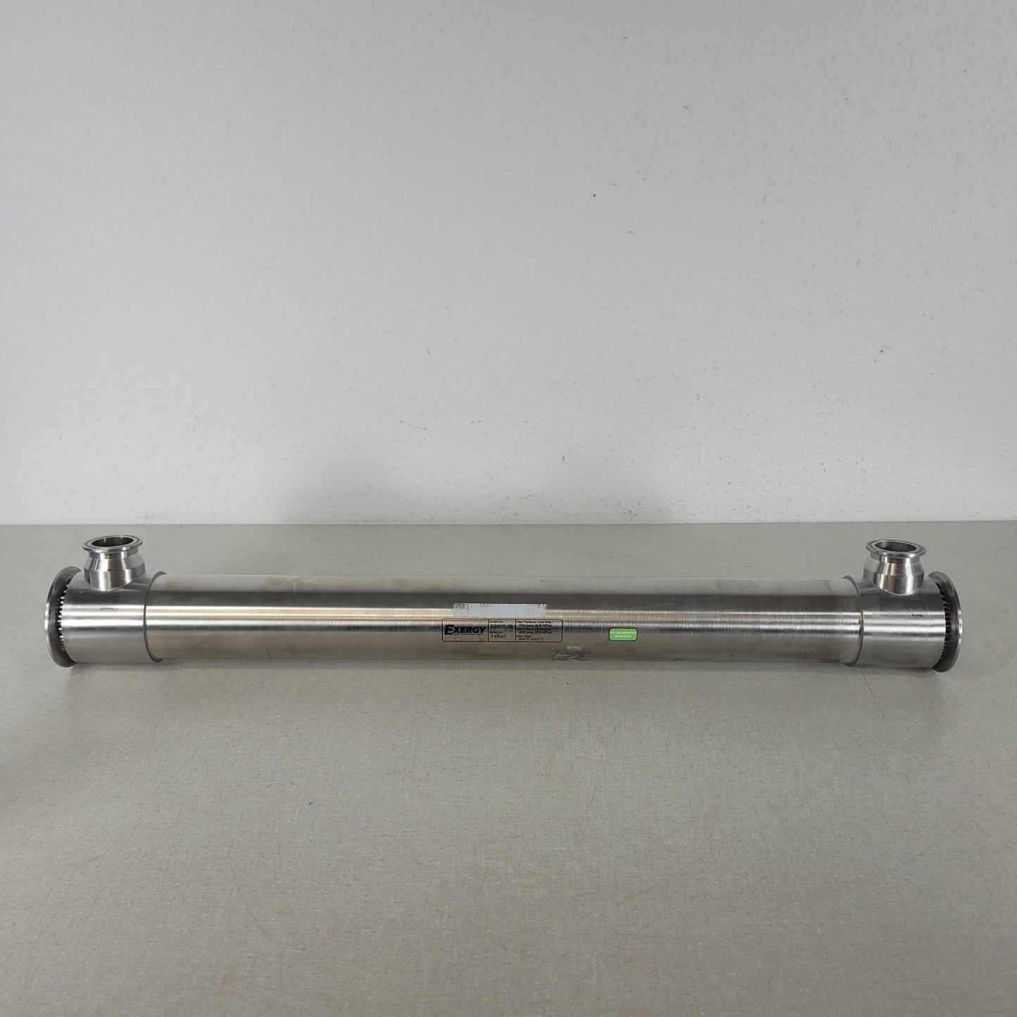 Exergy 02655-10 Double Tubesheet Shell Tube Sanitary Heat Exchanger 20.3sqft