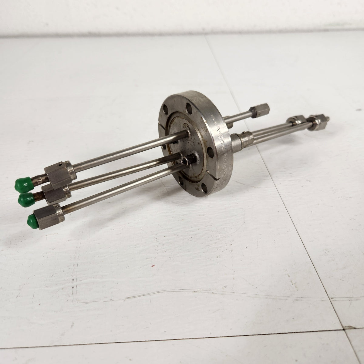 INFICON 750-683-G1 DN35CF 2.75" CF QCM Feedthrough BNC 4x 3/16" Film Deposition