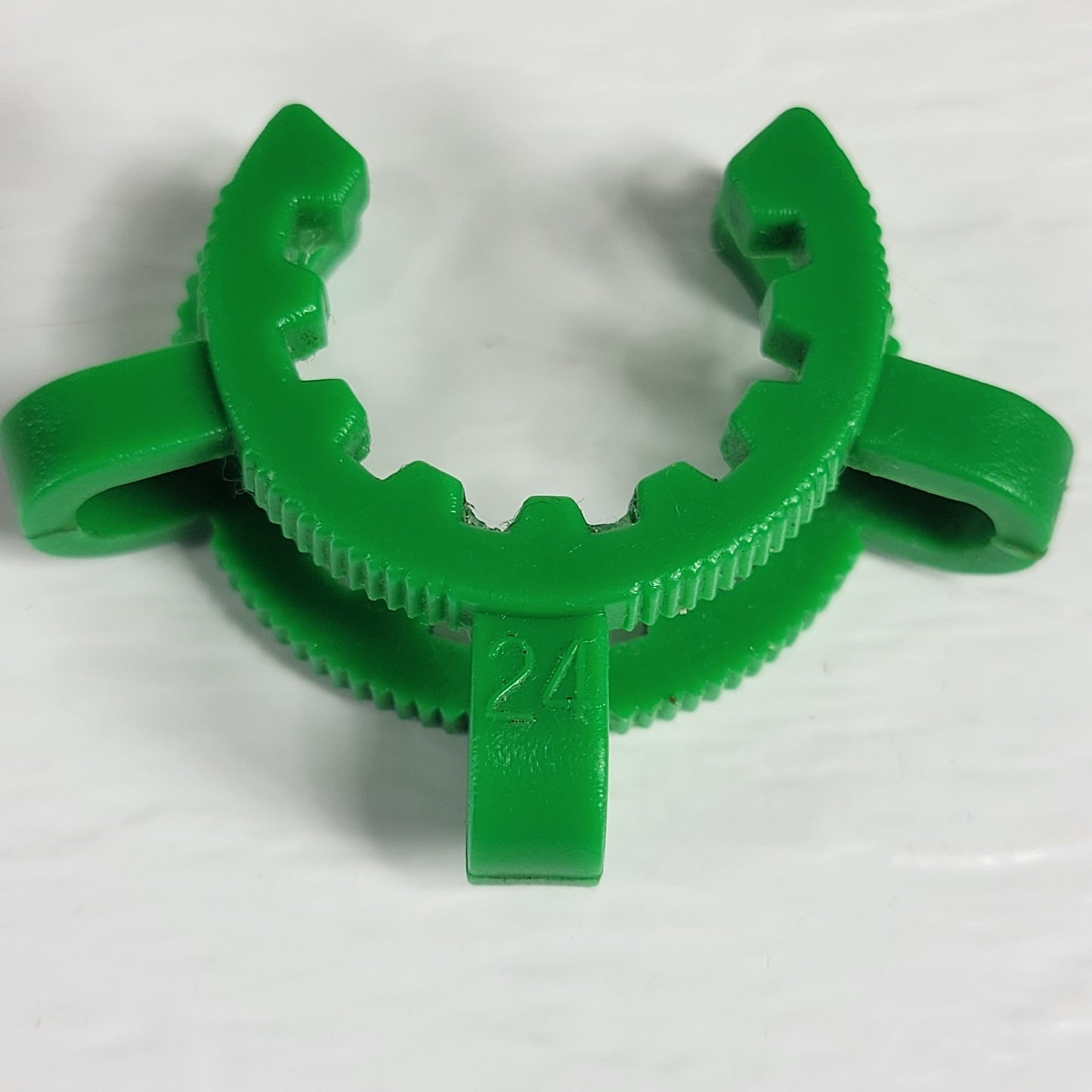 Pack of 7 SCHOTT Duran KECK KC24 Green Plastic Joint Clips 24/40 24/29