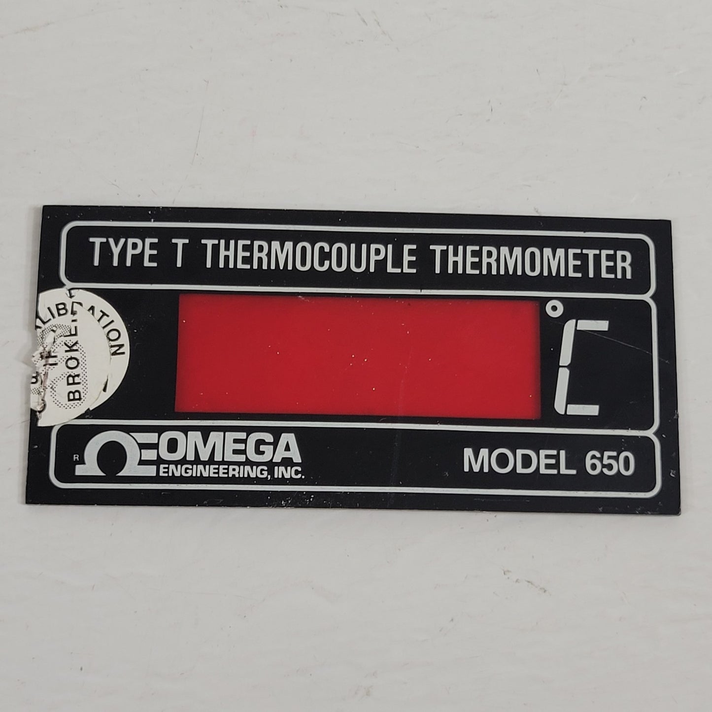TESTED OMEGA 650-T-X Type T Thermocouple Digital Thermometer 120VAC