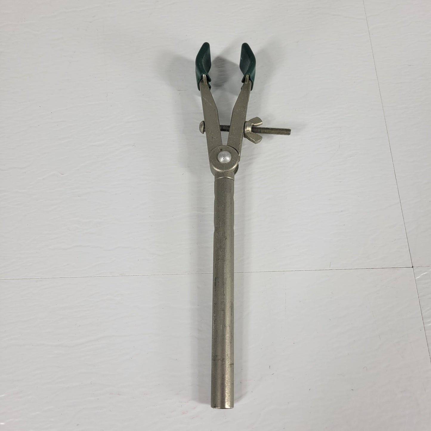 Lot Of 10 Talon 1" 2-Prong Lab Clamps 8" Long 8/10 Single 2/10 Double Adjustment