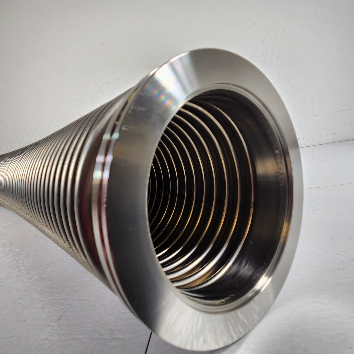 4FT 48" ISO100 K NW100 Stainless Steel Flexible Vacuum Bellows Hose 4" ID