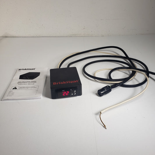 BRISKHEAT SDC120KCA Benchtop Digital Temp Controller 0-600⁰ Celsius w/ Manual