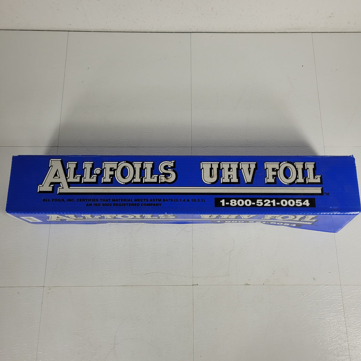 All Foils UHV Aluminum Foil .001" x 24" x ~400' ASTM B479 Cleanroom Vacuum