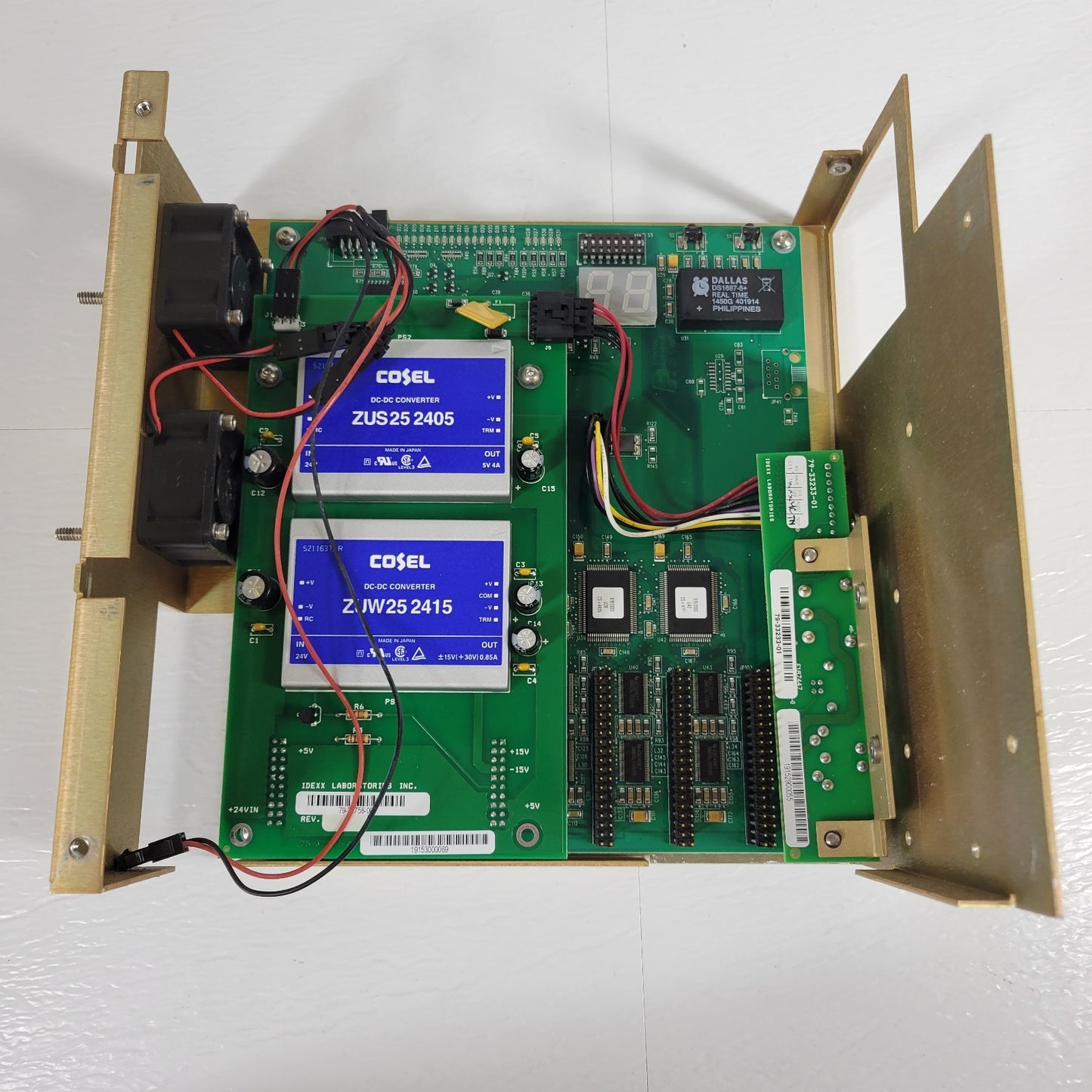 IDEXX ZUS252405, ZUW252415, Lasercyte DX Partial Board with Two DC-DC Converters
