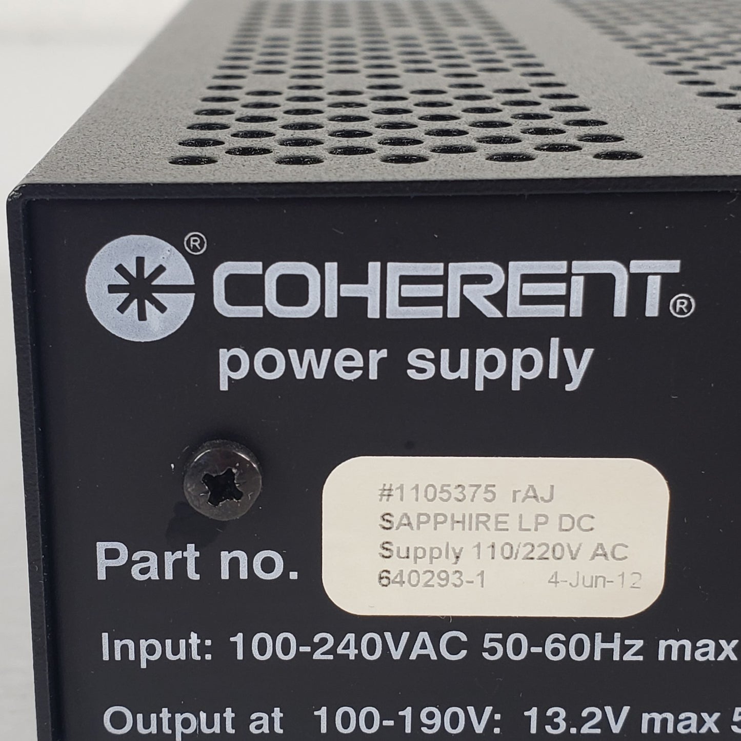 TESTED Coherent Sapphire 488-50 CW 488nm 50mW Laser w/ PSU Controller 9726