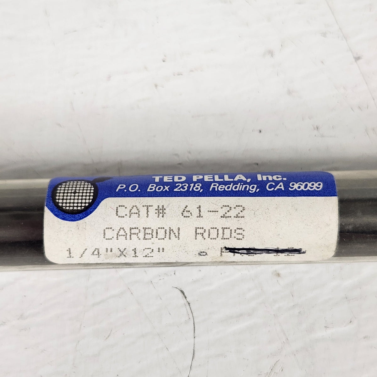 4x Ted Pella 61-22 Carbon Graphite Rods 1/4" x 12" SEM Evaporation Broken