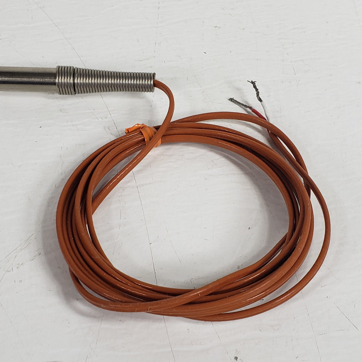 960273JS Type J Thermocouple Threaded Stainless Steel Temperature Probe
