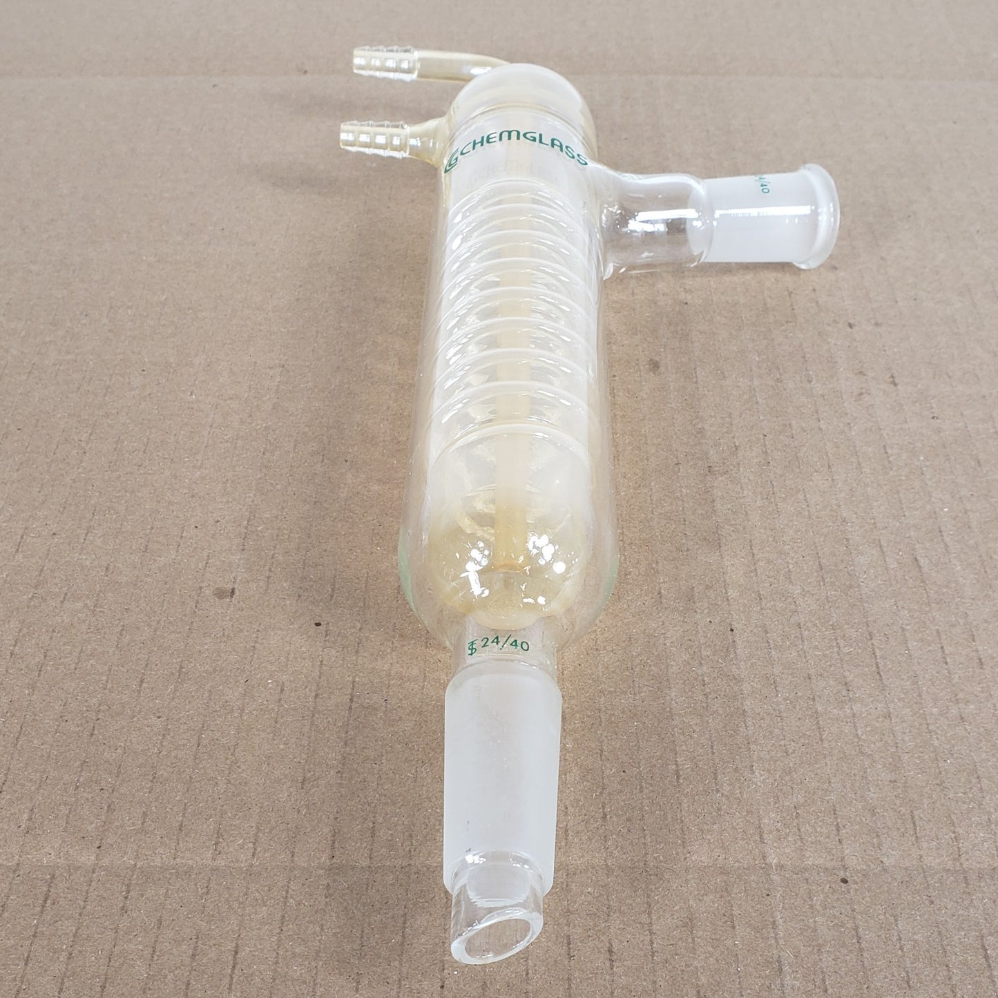 Chemglass CG-1210-01 Friedrichs Condenser 330mm 15° 24/40 Joints