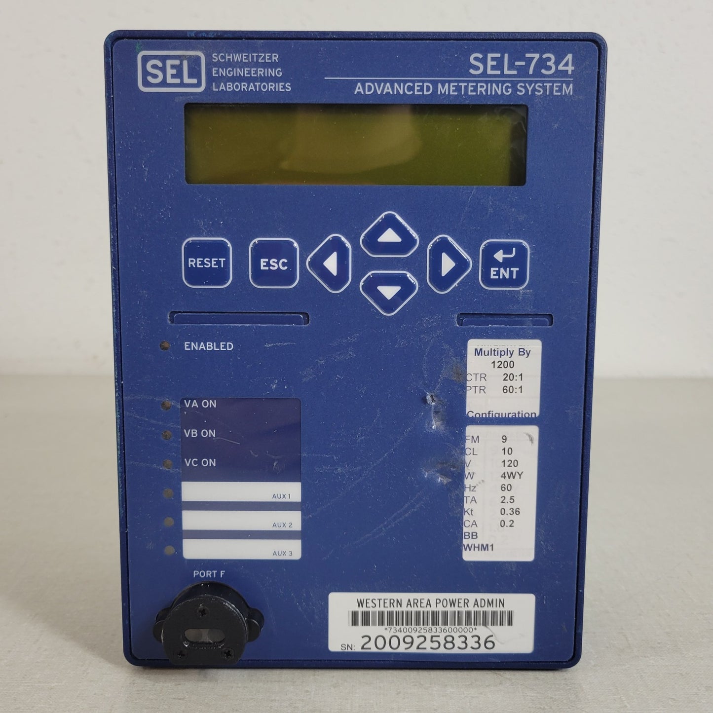 Schweitzer Engineering Laboratories SEL-734 CL10 Advanced Metering System