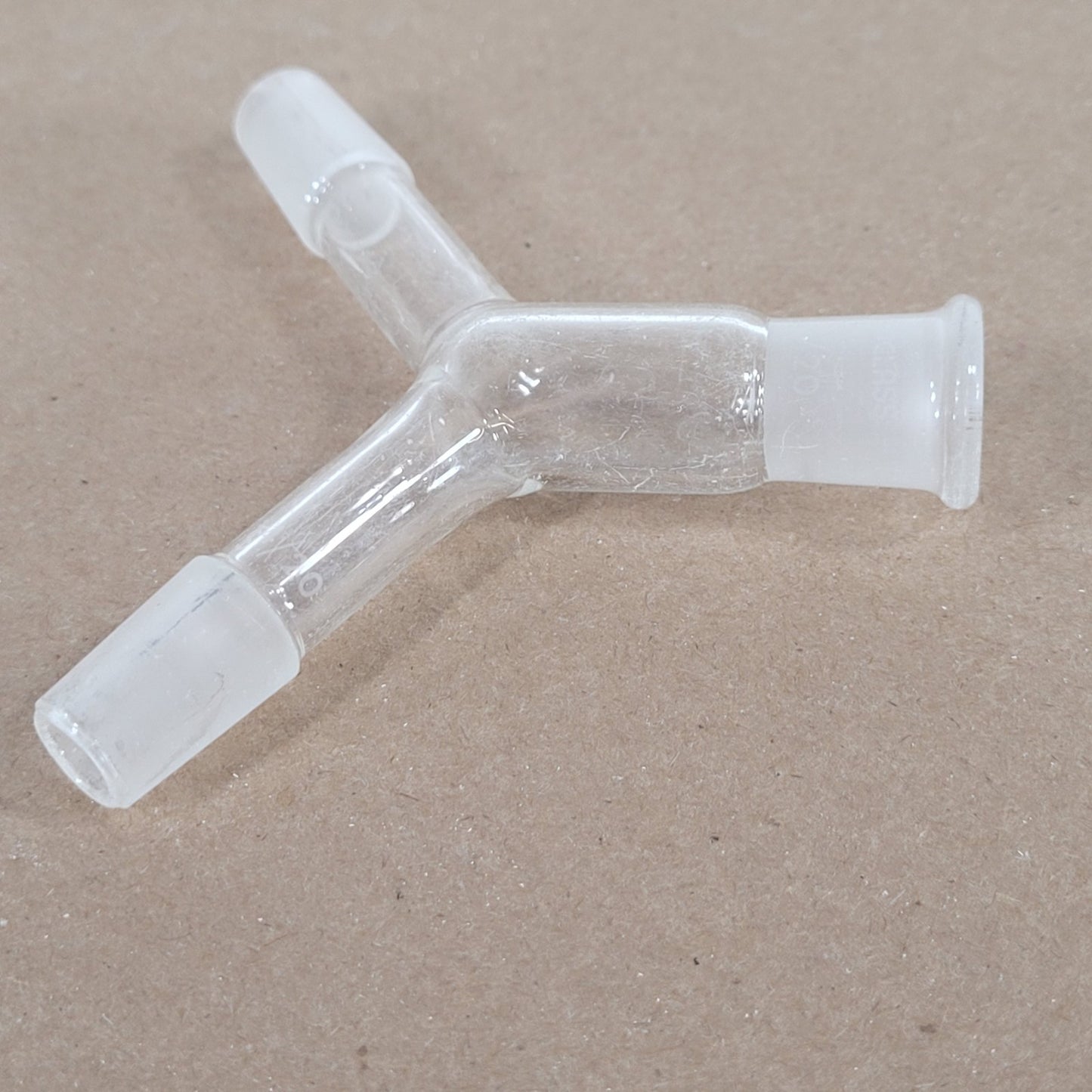 Lot of 3 Chemglass AF-0502-01 Airfree Schlenk 3-Way Adapters 14/20