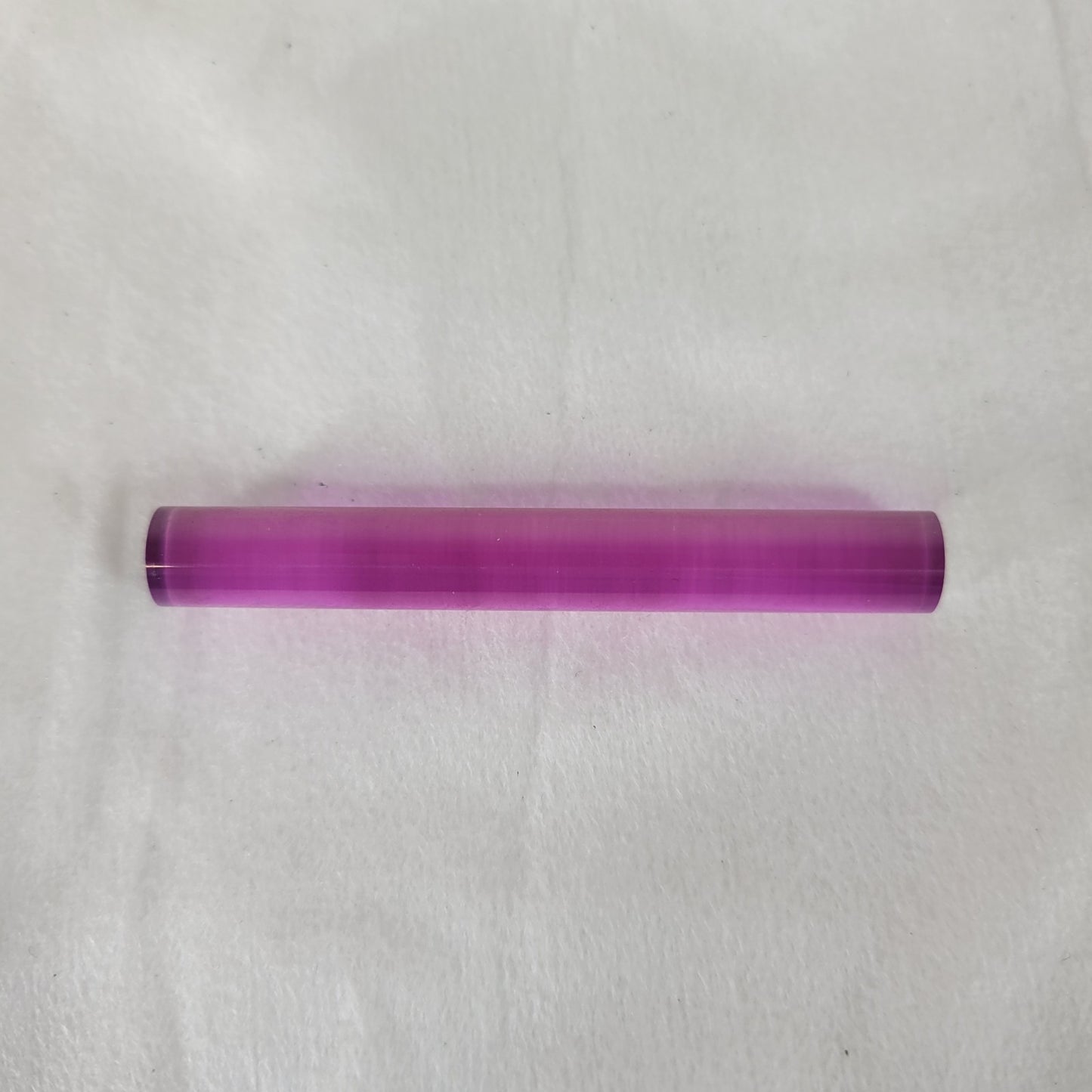 Adolf Meller Optics Ruby Laser Rod 52mm x 6mm Pink Sapphire Maser Crystal