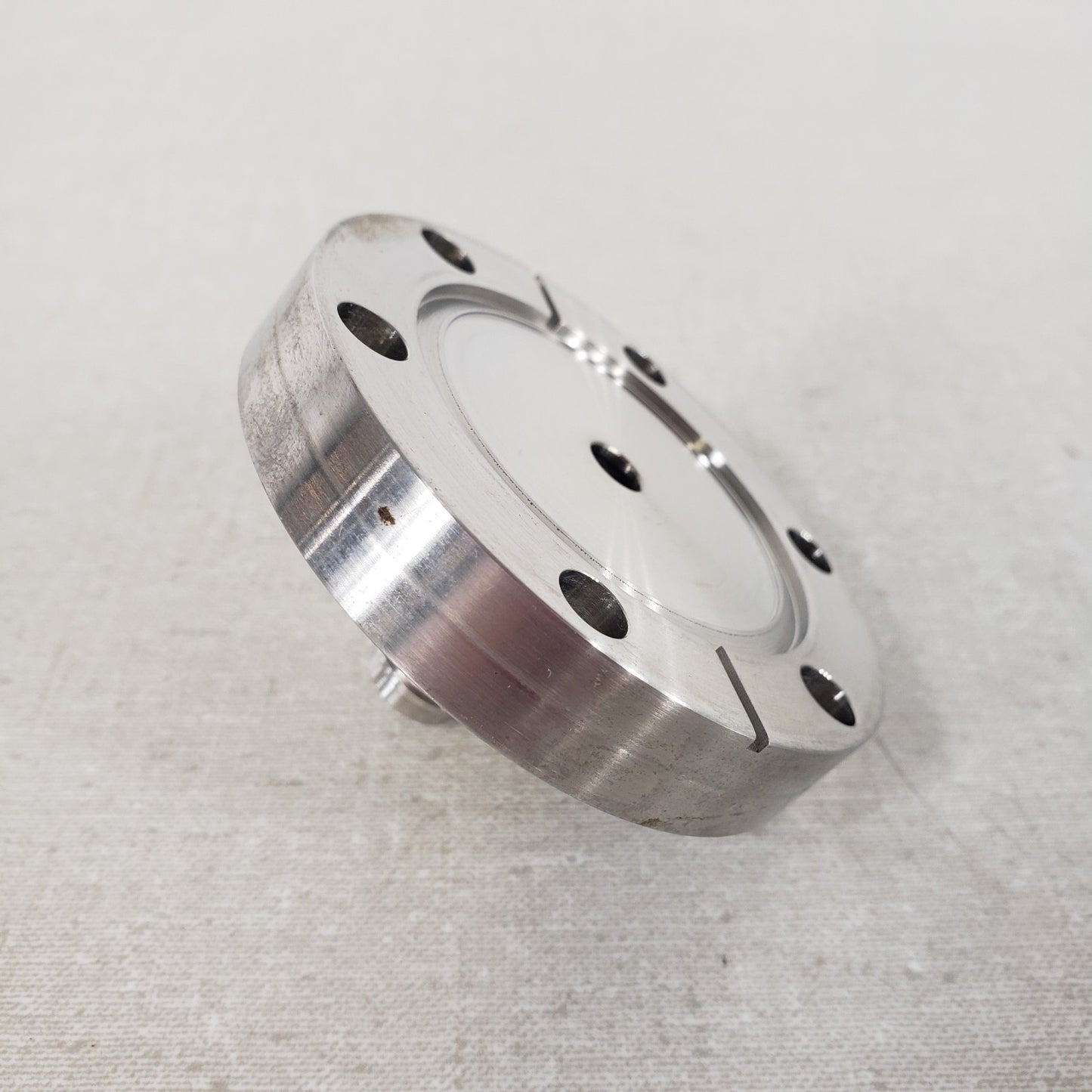 Stainless Steel Ultra High Vacuum Adapter DN35CF 2.75" CF Conflat 1/4" VCR Male