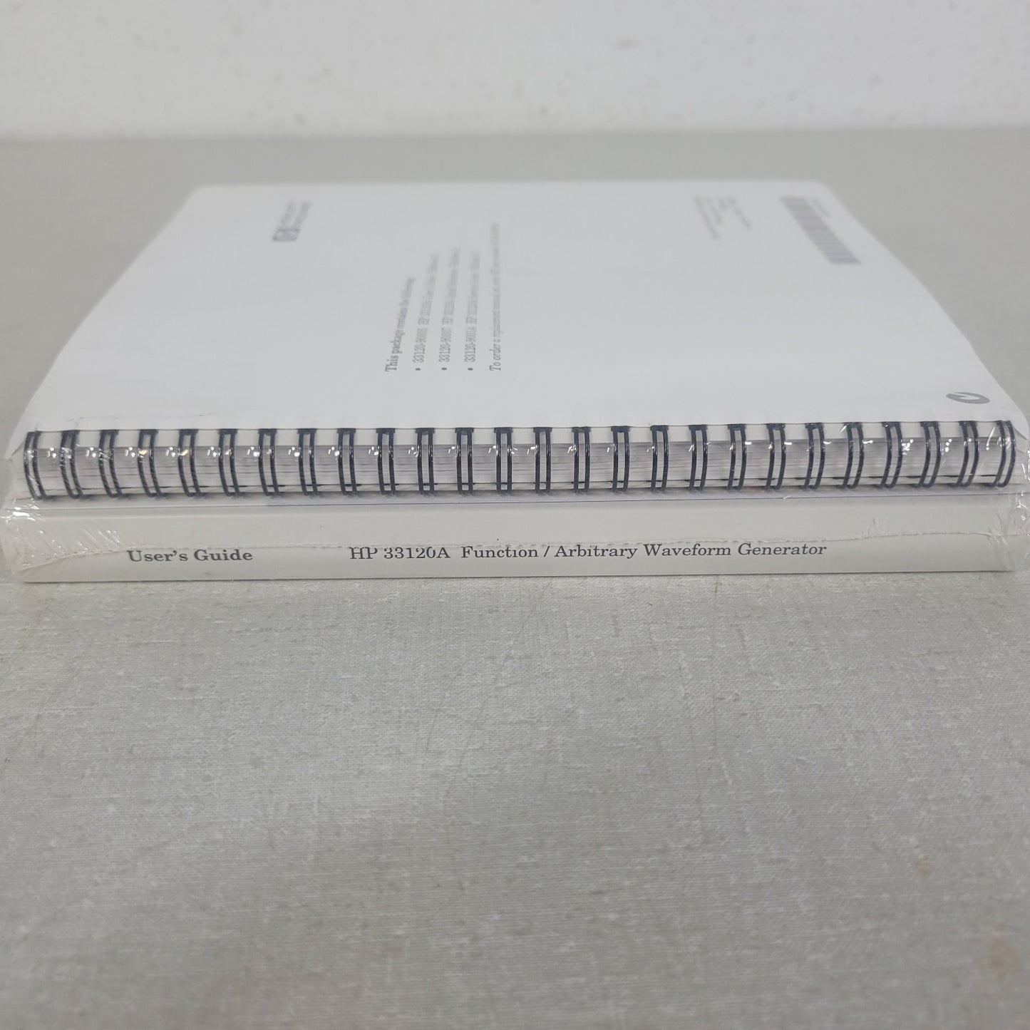 HP 33120A Function Arbitrary Waveform Generator Manual Set 33120-90103 Edition 5