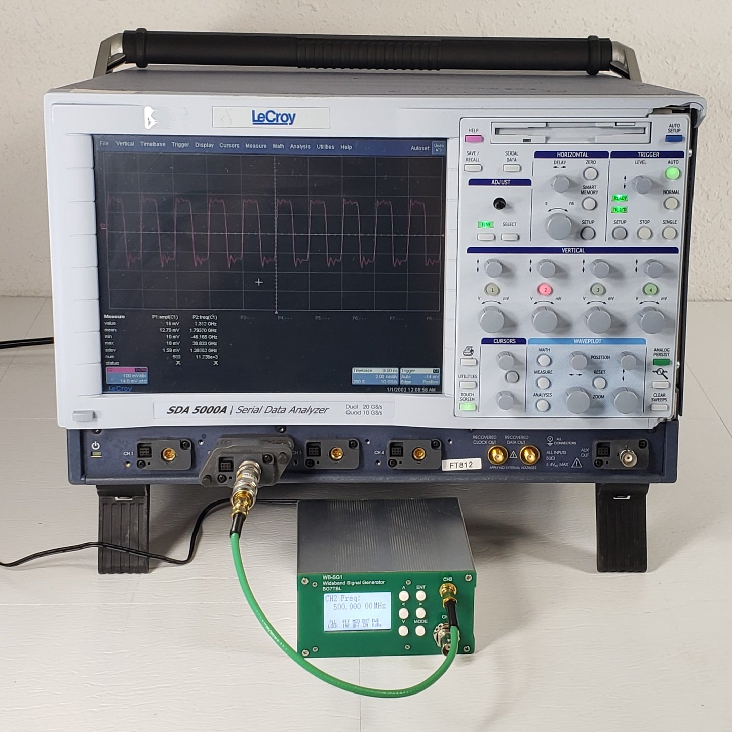 TESTED LeCroy SDA-5000A 4 Channel Serial Data Analyzer Oscilloscope 20GS/s 4Vpk